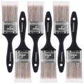 Paint Brushes -2 Inch Flat and Angle Paint Brush for All Latex and Oil Paints & Stains Paintbrush for Varnish, Paste, Gesso and Limewash(6 Packs) - size: 6 packs