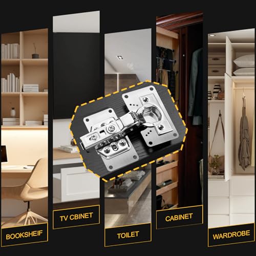 Cabinet Hinge Repair Plate, Hinges Repair Fixing Plate Cabinet Repair Board - size: Small