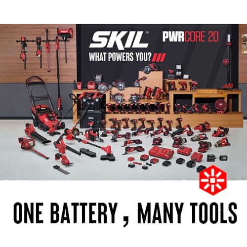 SKIL 20V 6-1/2 Inch Cordless Circular Saw Includes 2.0Ah PWR CORE 20 Lithium Battery and Charger - CR540602 - style: 6-1/2 In. Circular Saw Kit