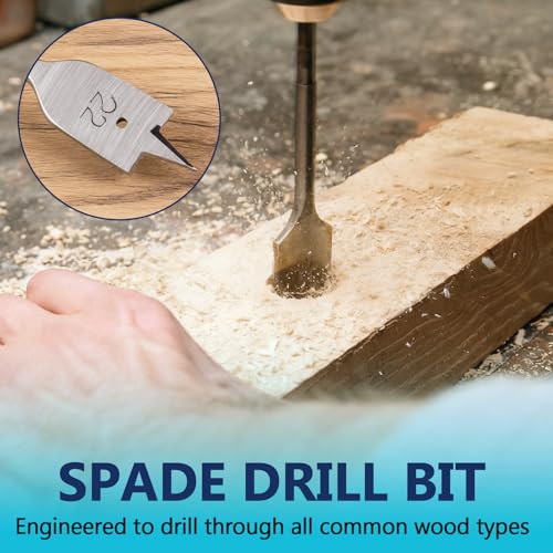18Pcs Hole Saw Kit,Wood Hole Saw Set with 3/4in-5in Hole Saws,Mandrels,Drill Bits,Installation Plate,Hex Wrench,Flat Saw,Storage Case for Wood,Plywood,PVC,Drywall,Plastic