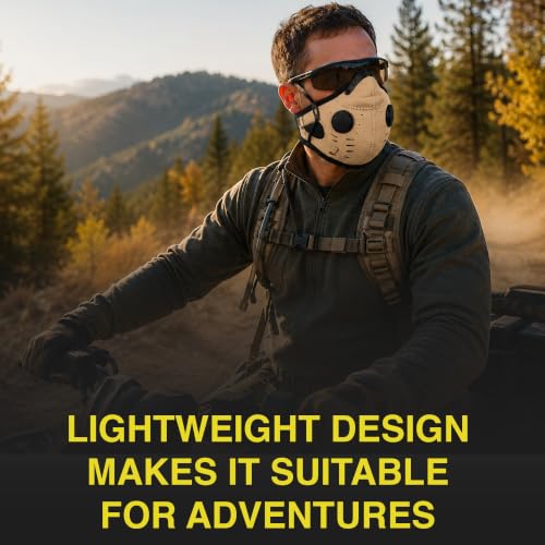 ATV Tek Elite Deluxe Neoprene Dust Mask - color: Tan