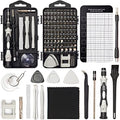 STREBITO Precision Screwdriver Set 124-Piece Electronics Tool Kit | 101 Precision Bits, Magnetic Screwdriver Set for Computer, Laptop, Cell Phone, PC, MacBook, Switch, PS4, PS5, Xbox Repair - color: Grey