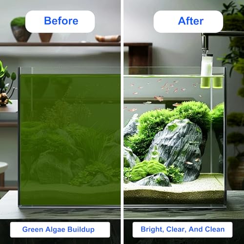 25 in Algae Scraper for Glass Aquariums - with Sheath, 10 Blades
