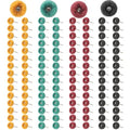 120PCS 1 Inch Abrasive Buffing Wheel for Dremel and Drill