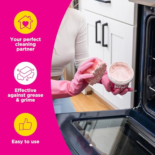 Stardrops The Pink Stuff Miracle Cleaning Paste & Sqeezy Scrubber Kit - size: 8.8 Ounce (Pack of 2)