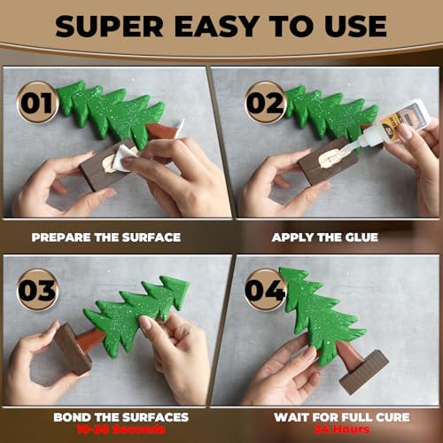 Wood Super Glue 60 Gram, Thin Liquid CA Glue for Woodworking Furniture Repair Wooden Crafts Carpenter, Clear High Strength Cyanoacrylate Adhesive Instant and Strong Bond Superglue for Everything - size: 2oz-thin