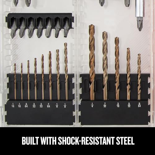 CRAFTSMAN Drill Bit Set 60 Pieces, Impact Driver and Screwdriver Bit Set , Includes Nut Drivers (CMAF1260) - style: 60 Pieces