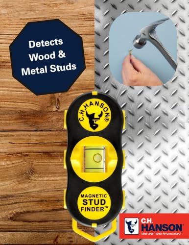 CH Hanson 03040 Magnetic Stud Finder Pack of 2