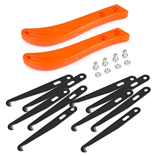 FOCCTS 12PCS Grout Remover Tool, 2 Grout Saw and 10 Removal Knife, Caulking Tool Kit Caulking Edge Kit for Kitchen, Bathroom, Bedroom, Tiles Gap