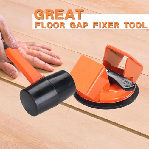 REXBETI Floor Gap Fixer Tool, Plank Gap Repair Kit, Heavy Duty Suction Cup - size: 6