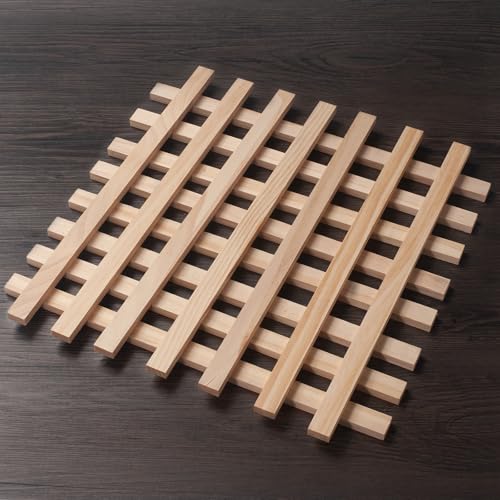 Wood Strips Slats Wooden Sticks for Crafts 3/8" × 3/4" × 15", 15 PCS Thin Wood Planks Trim Lumber Support Flat Boards Pieces Square Wooden Dowel Rods for Crafting, Woodworking, Model Making - size: 3/8x3/4x15 in - 15 PCS