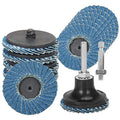 SI FANG 2 inch Zirconia Flap Disc 10Pack 40 Grit Die Grinder Sanding Discs - style: 40 Grit
