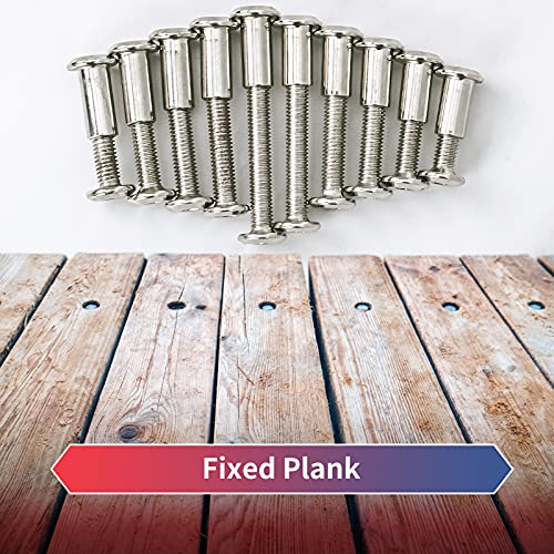 M6 x 16mm/20mm/25mm/30mm/40mm 140Pcs Hex Socket Screws Head Nuts - size: 16/20/25/30/40mm (140pcs)