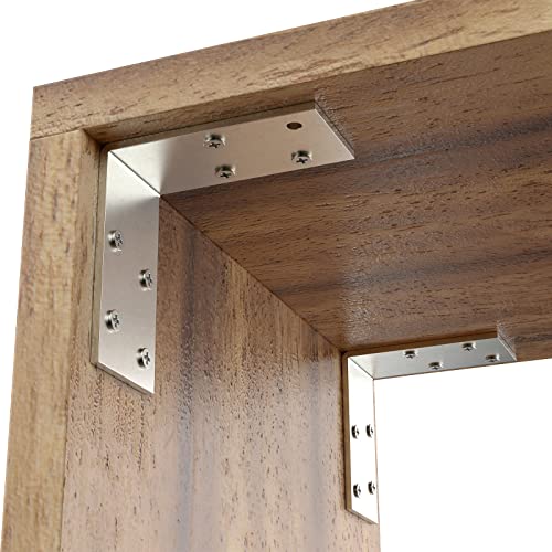 （15-Pack） 3"x3" Heavy Duty 12-Gauge Galvanized Steel L Brackets - size: 15 Pack