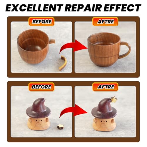 Wood Super Glue 60 Gram Clear Instant CA Glue for Woodworking Wooden Crafts Carpenters & Hobby Models, Heavy Duty Wood Furniture Repair for Chairs, Cabinets Strong All Purpose Cyanoacrylate Adhesive - size: 2oz-thick