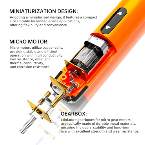 ANVANNA 88-IN-1 Mini Electric Screwdriver Set is a comprehensive electric precision tool kit designed for electronics repair and DIY projects - style: Pro Orange