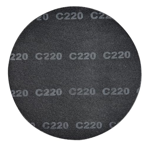 17” Sanding Screen Discs, Black Silicon Carbide Mesh Floor Sanding Screen for Wood Floors, Epoxy Maintenance, 220 Grit, 10-Pack - size: 220#