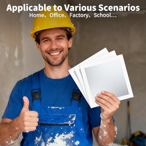 Wall Patch Drywall Repair Kit, 10 x 10 Inch, Self-Adhesive Mesh Patch, Permanently Repairs Damaged Large Walls Hole and Ceilings - size: 10in