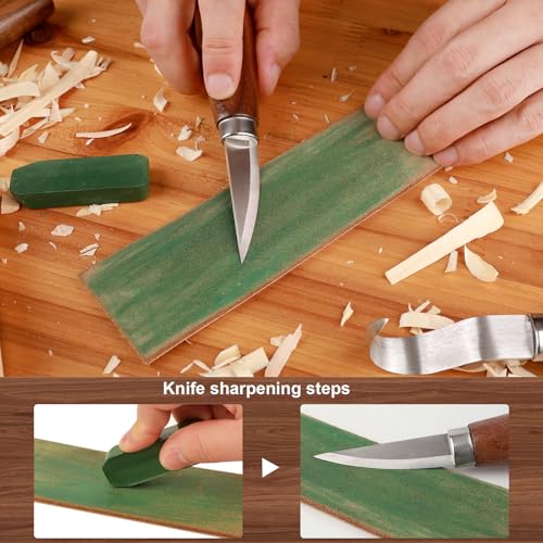 Wood Carving Knifes, (Straight handle Sloyd Carving Knife) - style: Straight handle Sloyd Carving Knife
