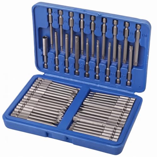 Rocaris 50 Pack Screwdriver Bit Set, 3 in Extra Long Magnetic Driver Kit - style: 50 Pcs