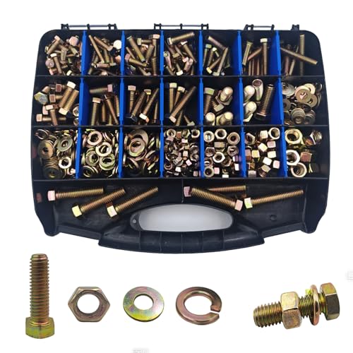 780PCS Bolt and Nut Assortment Kit - size: 780pcs 1/4"-20 5/16"-18 3/18"-16 1/2"-13