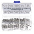 #2-56 UNC 304 Stainless Steel Phillips Pan Head Screw & Hex Nut Kit - size: #2-56UNC