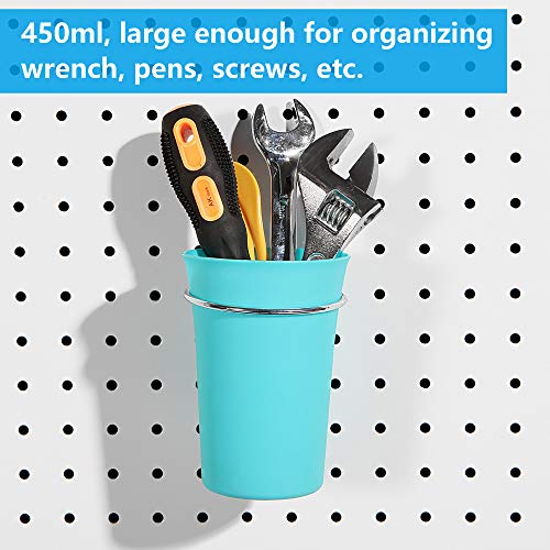 FRIMOONY Pegboard Hooks, with Bins, Peg Locks, for Organizing Various Tools, 204 PCS, 80 of Which are Locks - style: 204PCS