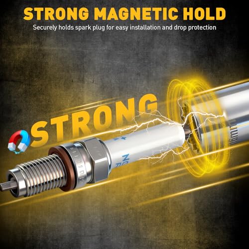 ELEAD 16-Piece Spark Plug Socket Set, 3/8" Drive Swivel Magnetic Spark Plug Removal Tool Kit with Torque Wrench (5–45 lb-ft), E-Torx & Torx Bit Sockets, Extensions & Universal Joint - size: 16-Piece Spark Plug Socket Set