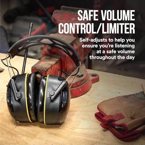 3M WorkTunes Connect + AM/FM Wireless Hearing Protector with Bluetooth