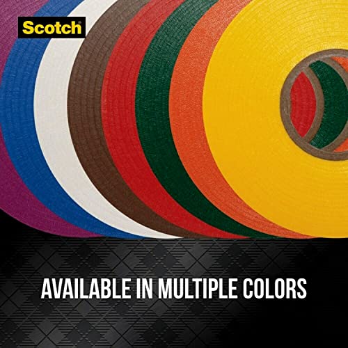 Scotch 3M Vinyl Color Coding Electrical Tape 35, 3/4 in x 66 ft, Violet - 11271-BA-5 (Pack of 5) - size: 3/4 in. x 66 ft. (Pack of 5)