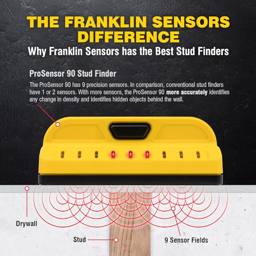 Franklin Sensors ProSensor M90 9-Sensor Stud Finder Wall Scanner - color: Yellow