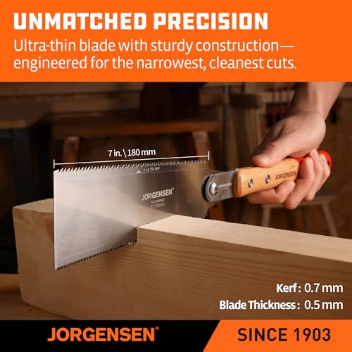 JORGENSEN RYOBA 7 Inch Double Edge Japanese Pull Saw