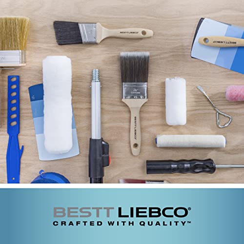 Bestt Liebco 690289500 QS 2' Short Rubber Handle Angle Brush/Roller/Applicator, White - size: 2 in.