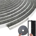 Weather Stripping Door Window Seal Strip, 32.8FT Self-Adhesive Soundproofing Weatherstrip, Draft Blocker Dustproof Strip for Sliding Windows, Doors, Cabinets (0.35" W x 0.35" H) - size: 0.35x0.35x33FT