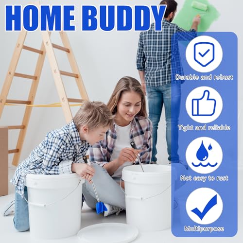 Loosh 3 Pcs 11" Paint Stirrer for Drill, Paint Mixer Attachment, Blue - color: Blue, size: 11"