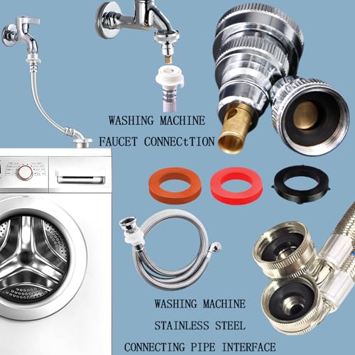 ZDBB 135 Pcs Flat Washer,Silicone and Nitrile Rubber Assortment Kit, Used for Faucet,Shower Head, Garden Hoses, Reusable Flat Washer O Rings - size: OD: 31, 25, 24, 19, 15, 14.5, 11, 9mm