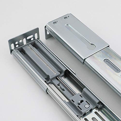 LONTAN 16 Inch Soft Close Drawer Slides with Rear Mounting Brackets 1 Pair - size: 16 Inch