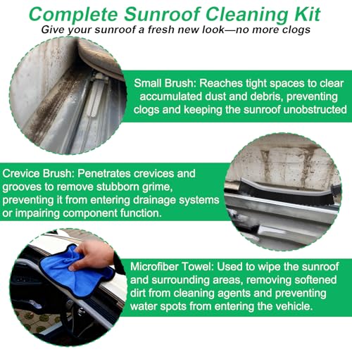 XANGNIER Car Sunroof Drain Cleaning Tool Kit,7 Pcs - color: Multicolor1