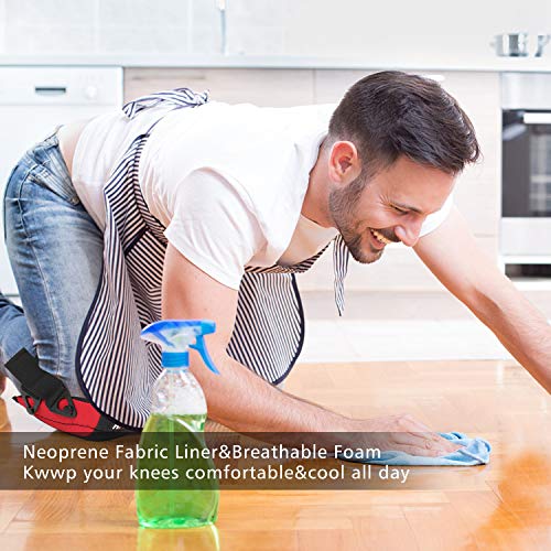 Knee Pads - HPHST Lightweight Professional Knee Pad for Women Men Work Gardening Cleaning Floors Construction - color: Lightweight