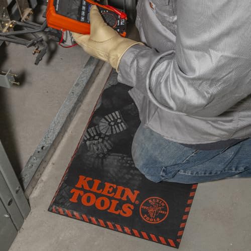 Klein Tools 60136 Kneeling Pads, Adult Men's Large Soft Thick Closed Cell Soft Foam Professional Tradesman Pro Pads with Handle - size: Large