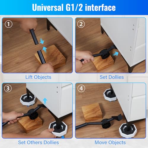 Furniture Movers 4 Movers Tool Set Heavy Duty Furniture Sliders - size: 770LBS