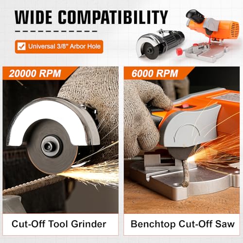 SI FANG 2 Inch Die Grinder Cut Off Wheels 10Pcs Mini Metal Cutting Disc - style: 2'' Cut Off Wheel