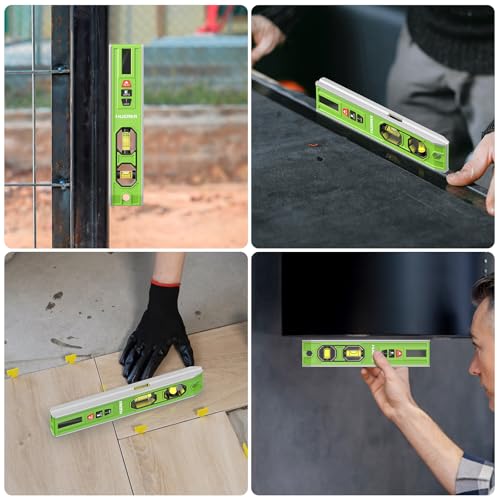 Huepar 3-in-1 Laser Level/Laser Distance Measure/Magnetic Torpedo Level