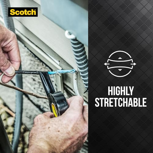Scotch 3M Super 33+ Vinyl Electrical Tape.75-Inch by 66-Feet, 10-Pack
