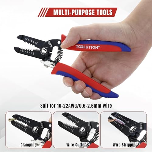 2-Piece Electrician's Pliers Set Professional Wire Stripping Tool - color: Flush Cutter+wire Stripper