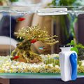 Rise Torrent Aquarium Magnetic Glass Cleaner, Fish Tank Algae Scraper Brush Cleaning Tool for 1/8"-1/4" Thickness Glass, Floating Scrubber Brush Cleaner for Acrylic, 1 Detachable Scraper, Small - size: Small