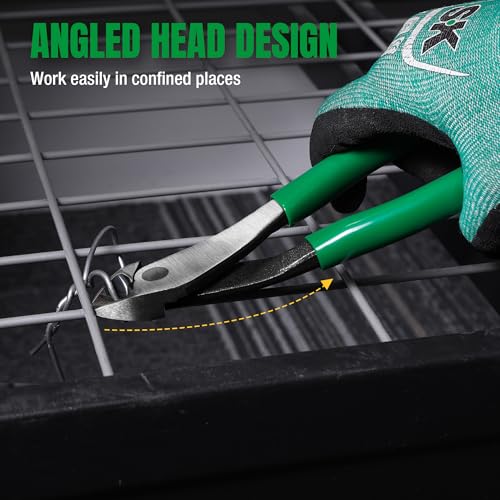 SK 2-Piece Pliers Set, 9" Ironworker's Pliers & Angled Diagonal Plier