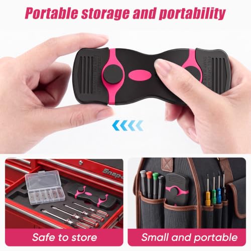 2 Pack Double-Ended Razor Blade Scraper, 30 Blades(pink) - color: 2 Pink