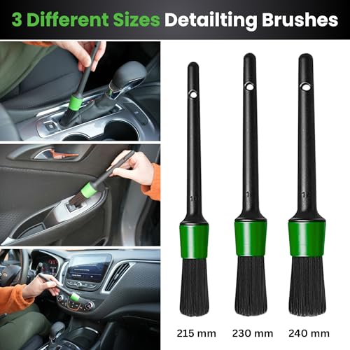 26Pcs Car Detailing Kit – Car Cleaning Kit, Drill Brush for Car Seats Detailing, Car Detailing Brush Set, Car Cleaning Supplies, Car Wash Mitt, Car Wash Brush, Car Wash Sponges, Wheel Brush