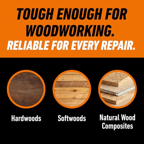 Gorilla Ultimate Waterproof Wood Glue, Natural Color, 18 oz - size: 18oz, style: 1 Pack Bottle